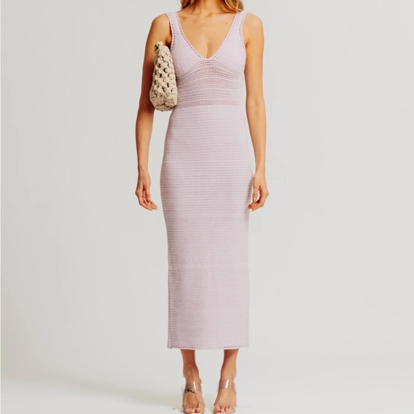 Torn by Ronny Kobo Dresses & Skirts - Torn by Ronny Kobo Lilac Maxi Dress